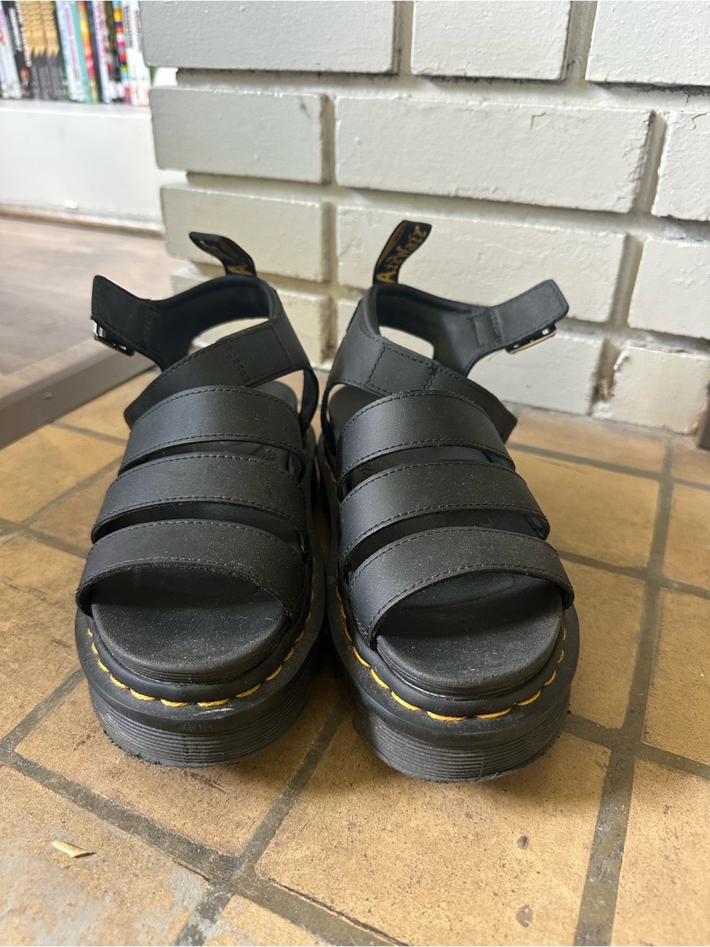 Dr. Martens Clarissa II leather platform sandals